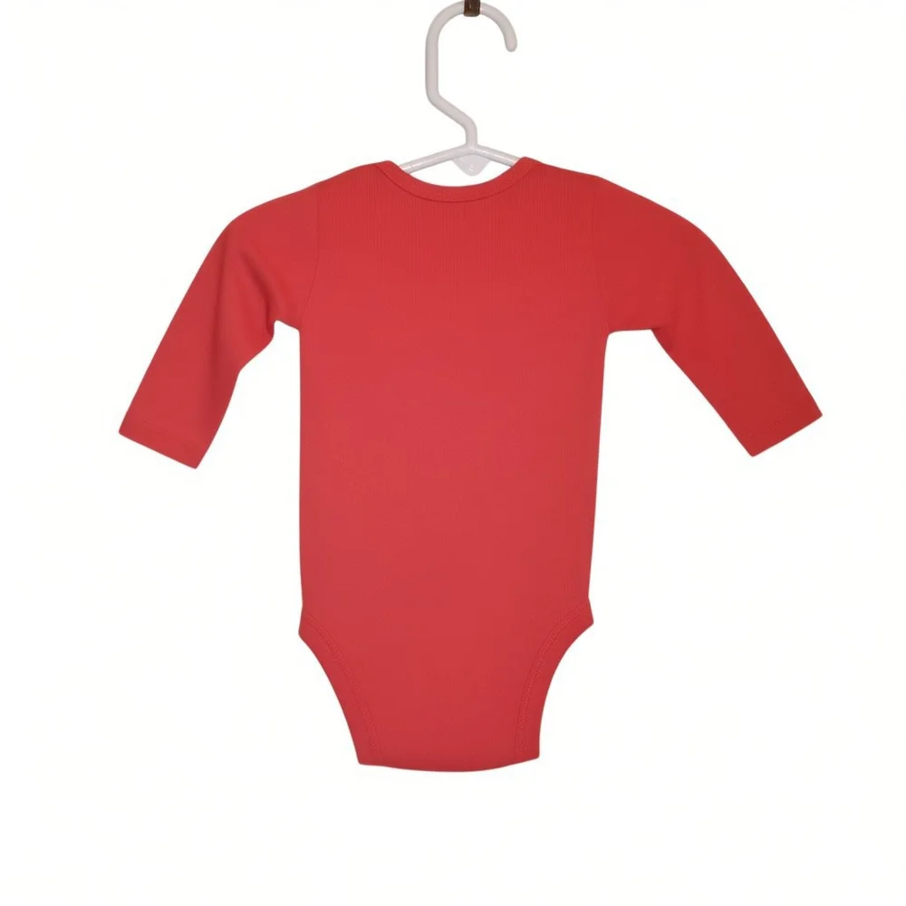 Carter's Red 'My Uncle Loves Me' Girls Bodysuit Onesie Size 3 Months!